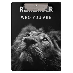 Lion Remember Who You Are Clipboard