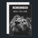 Lion Remember Who You Are Save The Date<br><div class="desc">Lion Remember Who You Are</div>