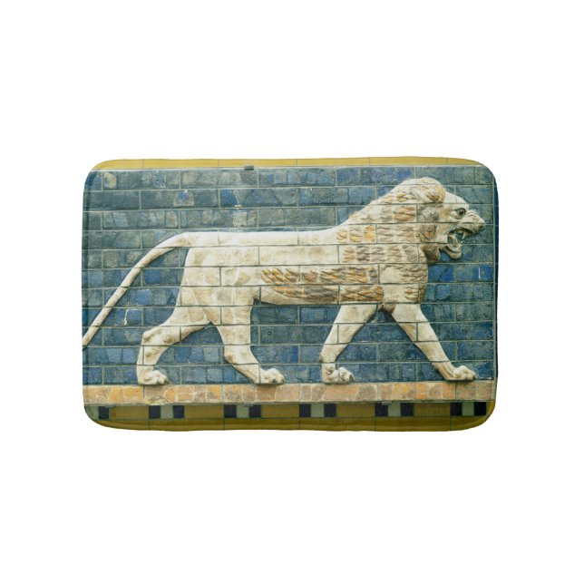 Lion representing Ishtar Bathroom Mat (Front)