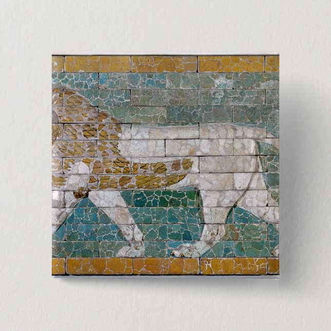 Lion representing Ishtar Button (Front)
