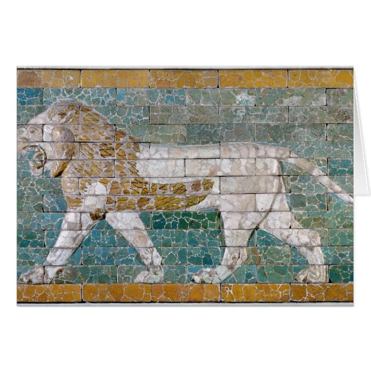 Lion representing Ishtar Cards (Front Horizontal)