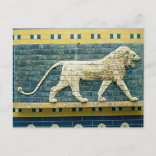 Lion representing Ishtar Postcard