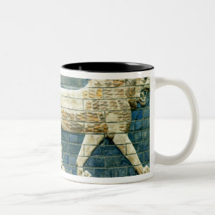 Lion representing Ishtar Two-Tone Coffee Mug