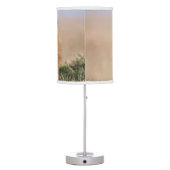 Lion resting in grass table lamp (Back)