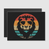 Lion Retro Style Vintage (Front/Back)