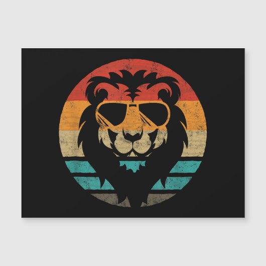 Lion Retro Style Vintage (Front)