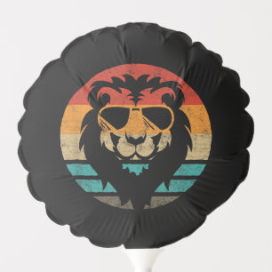 Lion Retro Style Vintage Balloon