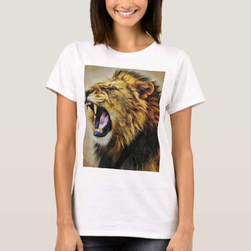 Lion roar T_Shirt