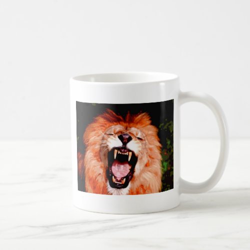 Lion Roaring Coffee Mug