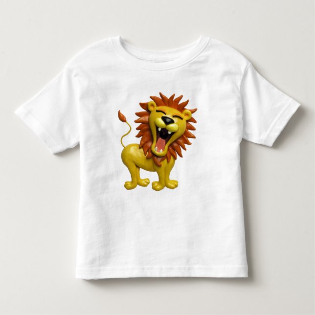 Lion Roaring Toddler T-shirt (Front)