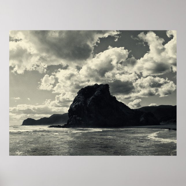lion rock at piha, redux poster (Front)
