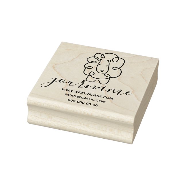 Lion Rubber Stamp