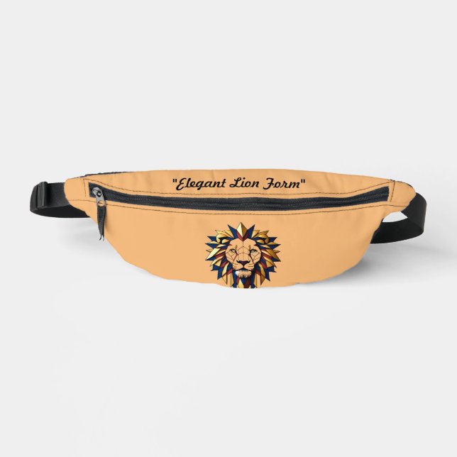 "Lion’s Dignity" Fanny Pack (Front)