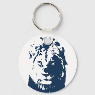 Lion’s face keychain