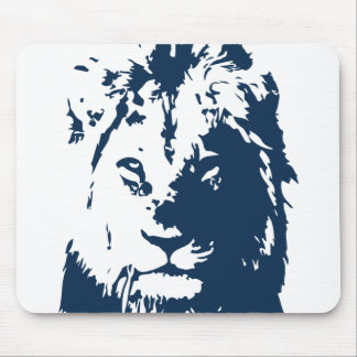 Lion’s face mouse pad
