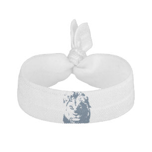 Lion’s face ribbon hair tie