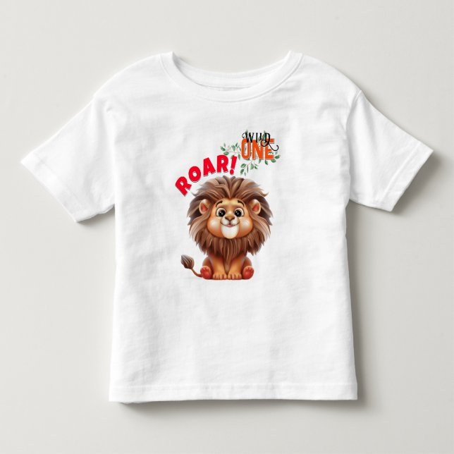 Lion Safari Wild One T-Shirt (Front)