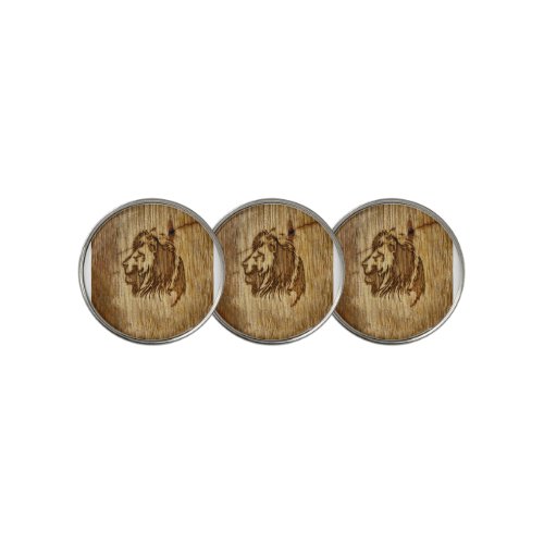 Lion Shade by Daniel Duwa Artlove Golf Ball Marker