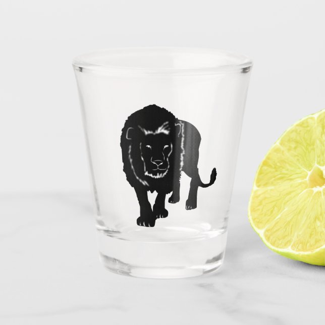 Lion Shot Glass - Customizable (Front)