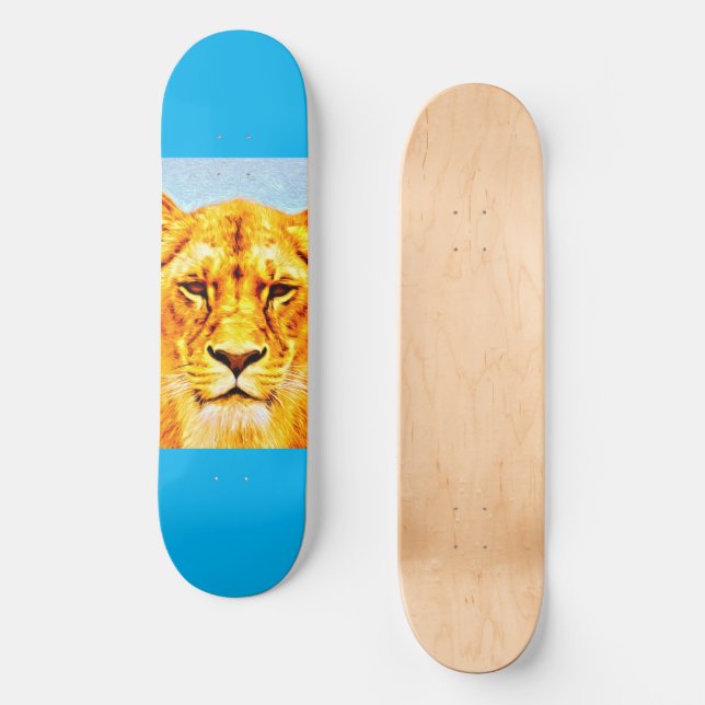 Lion Skateboard (Front)