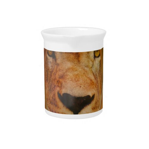 Lion smile beverage pitcher