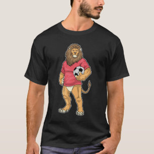 Lion Soccer player Soccer Sports T-Shirt