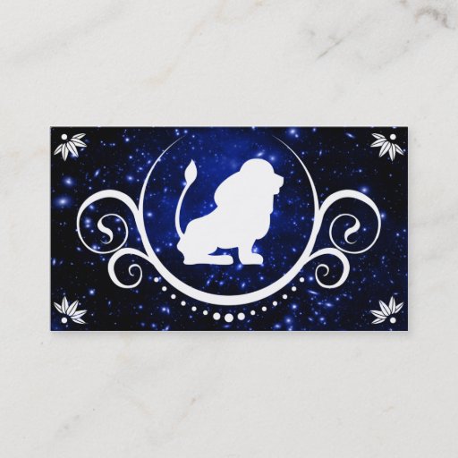 Customizable lion sophistications business card templates