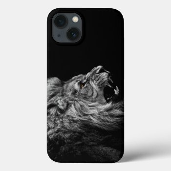 Lion Space Gray Iphone 6 Iphone 13 Case by freebirdstriangle at Zazzle