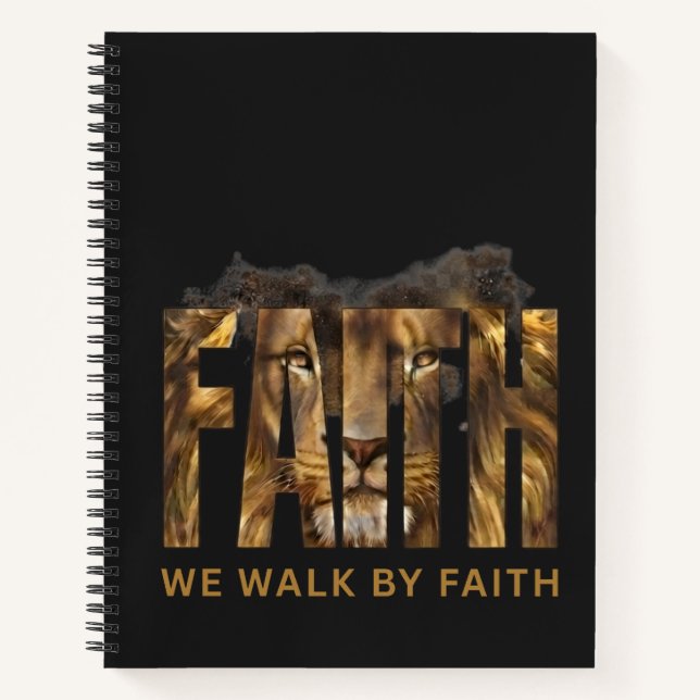  Lion Spiral Line Notebook (Front)