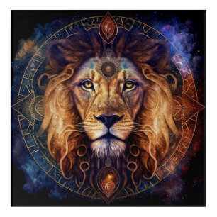 Lion Spirit Mandala Visionary Art