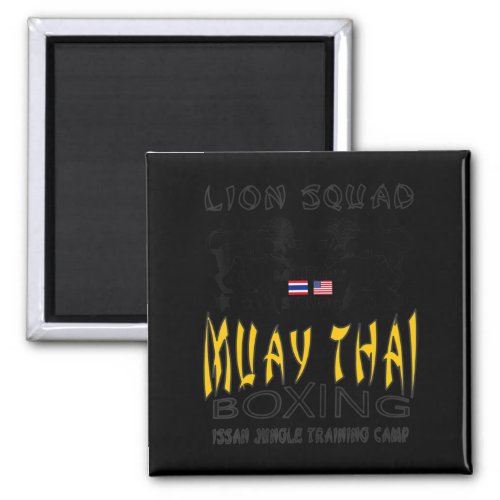 LION SQUAD THAILAND KICKBOXING MUAY THAI MMA TRAIN MAGNET