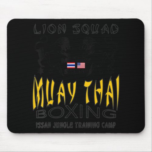 LION SQUAD THAILAND KICKBOXING MUAY THAI MMA TRAIN MOUSE PAD