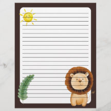 Lion Stationery Letterhead Size