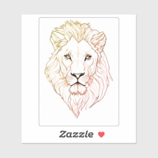 Lion sticker Lion Drawing