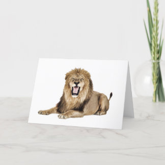 LION STORY HOLIDAY CARD