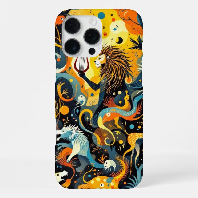  Lion Sun  Iphone Case (Back)