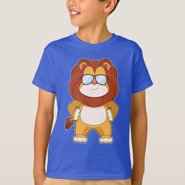 Lion Sunglasses T-Shirt (Front)