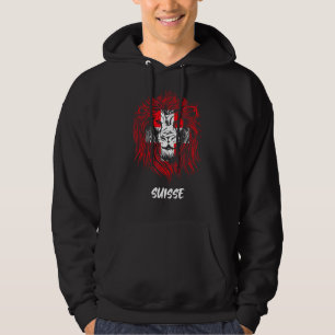 Lion Swiss Flag Switzerland Hoodie