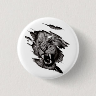 Lion  T-Shirt Button