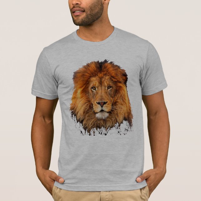 lion t-shirt design in memory of cecil the lion (Front)