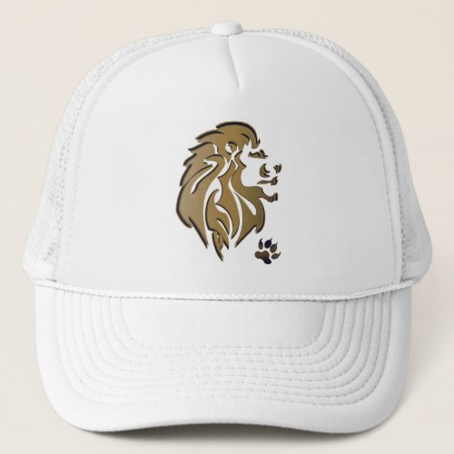 Lion t_shirt designs trucker hat