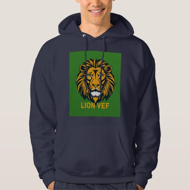 Lion t-shirt hoodie (Front)