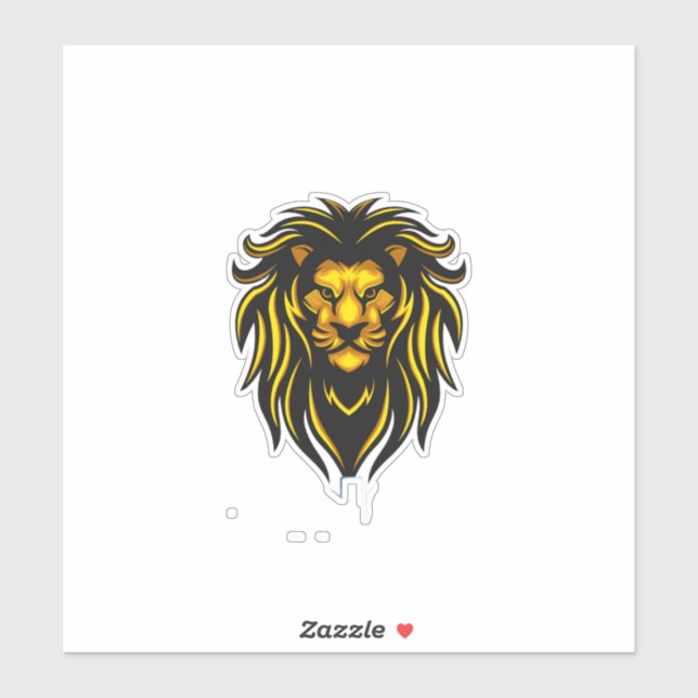 lion tag sticker (Sheet)