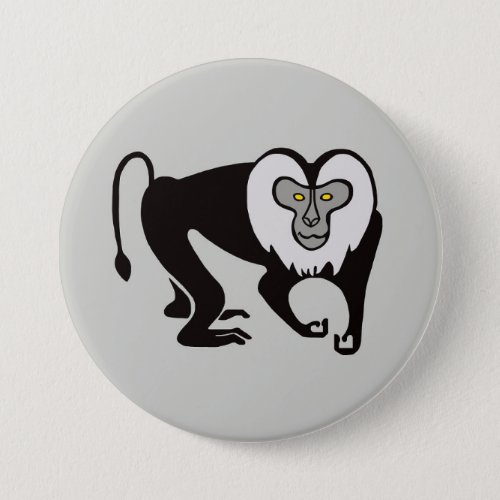Lion_tailed MACAQUE _Monkey_ Wildlife _Grey Button
