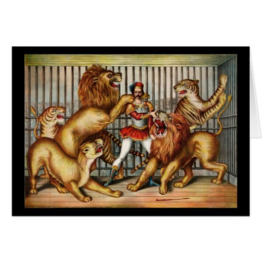 Lion tamer cards (Front Horizontal)