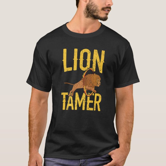 Lion Tamer Circus Staff Costume Carnival Theme Par T-Shirt (Front)