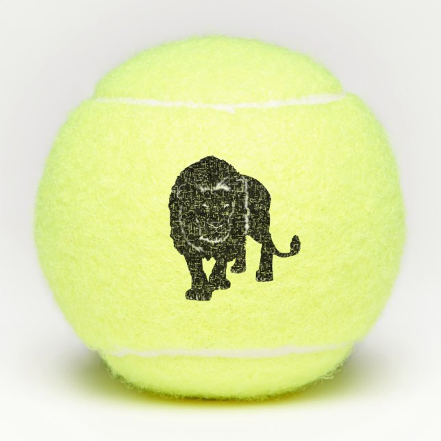 Lion Tennis Balls (Front)