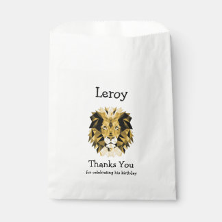 Lion Thank you Favor Bag