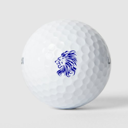Lion the King of the jungle 5 Golf Balls