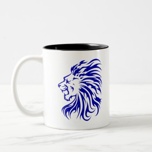 Lion the King of the jungle 5 Two_Tone Coffee Mug